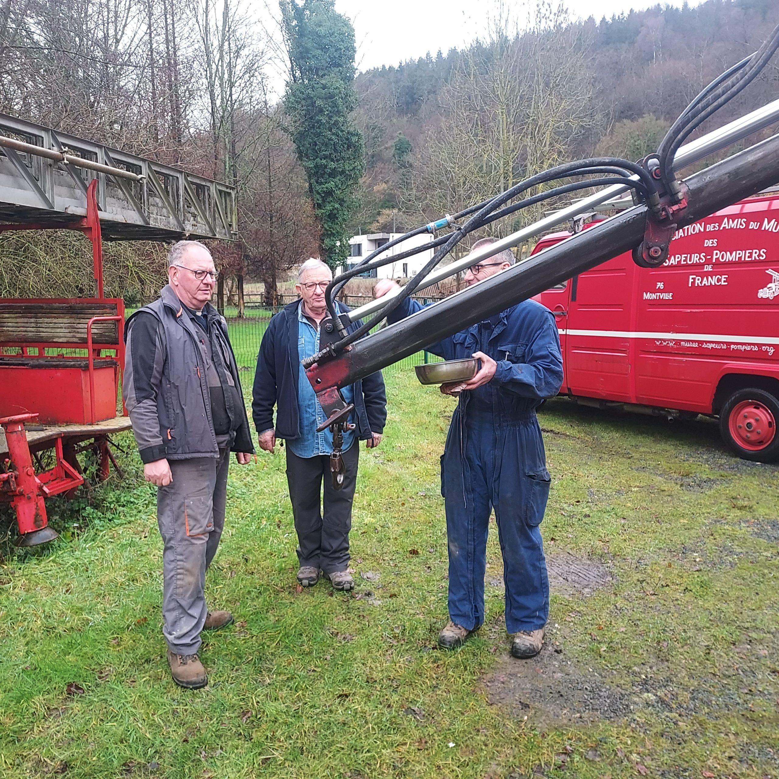 Formation à l&rsquo;utilisation de la grue auxiliaire