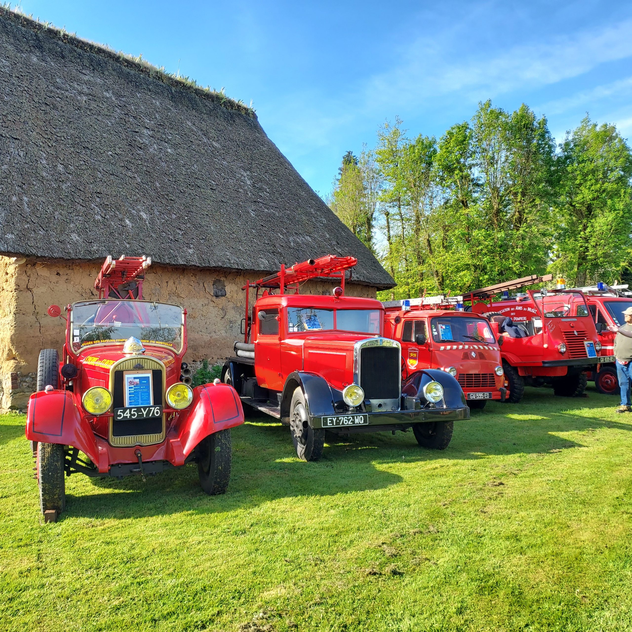 Sortie du 26 avril 2026 – Nos camions de pompiers à la fête des tracteurs de Mont-Cauvaire