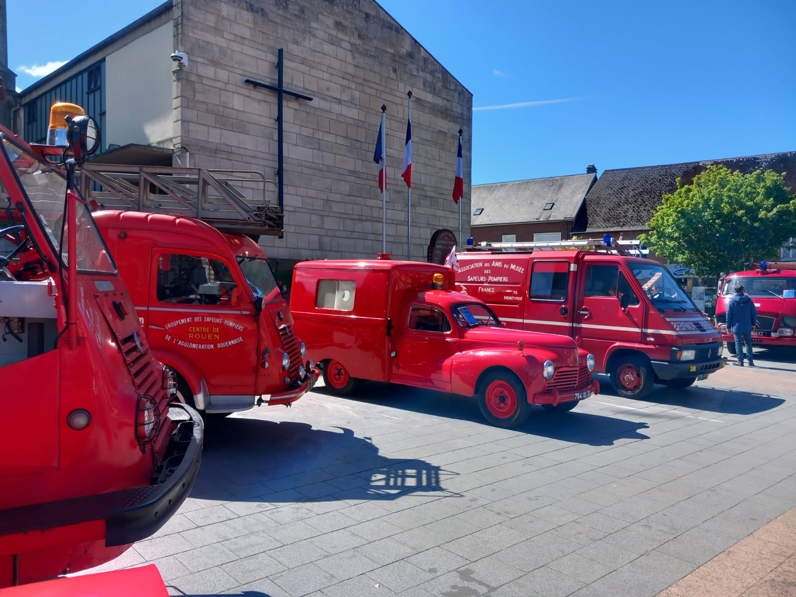 Les 90 ans du centre de secours de Londinières : une belle journée de mémoire et de fête